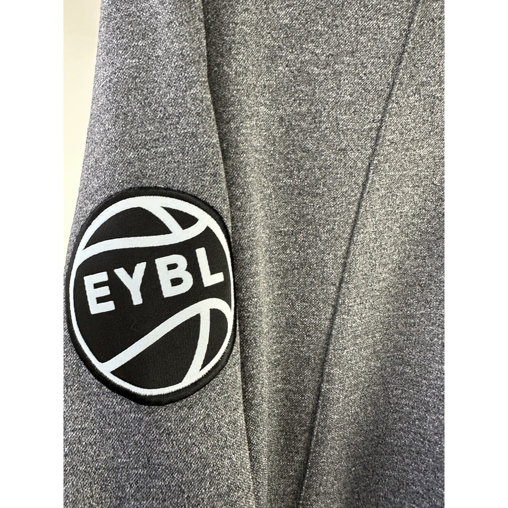 Nike Basketball EYBL Patch Hyper Elite Showtime Jacket Gray Zip Mens XL *Flawed - Picture 4 of 12